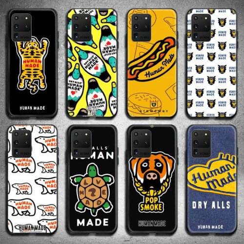 Human Made Nigo Phone Case For Samsung Galaxy S21 Plus Ultra S20 FE M11 S8 S9 plus S10 5G lite 2020
