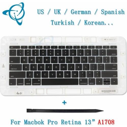 ShenYan A1708 Keyboard Keys Keycap Clips for Apple Macbook Pro Retina 13" Laptop A1708 Key Cap 2016 2017 Year