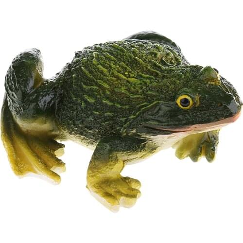 1 Collectible Frog Figurine Resin Crafts for Home Garden Doll House DIY Accs
