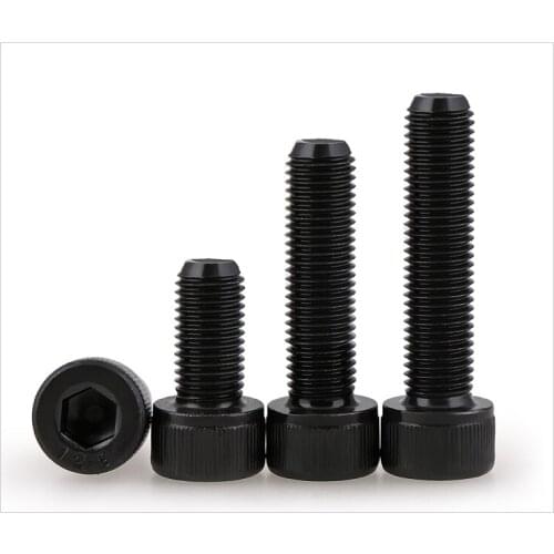 5-50PCS DIN912 Grade 12.9 allen socket head screw M1.6 M2 M2.5 M3 M4 M5 M6 M8 Hexagon Socket Head Cap Screws Hex Socket Screw