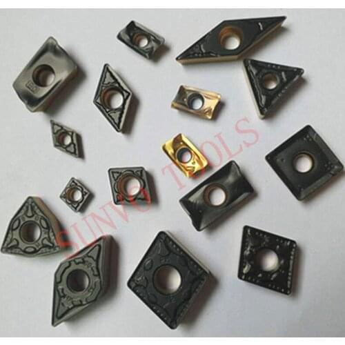 50PCS VNMG160404/VNMG160408 PM 4225/1025/4240 High quality SUNVO CNC carbide insert Use MVJNR/MVJNL/MVQNR External Turning Tool