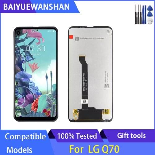 6.4" ORIGINAL LCD For LG Q70 LCD Display Screen LM-Q620WA LM-Q620VAB LM-Q730N Lcd Screen Replacement For LG Q70 Display