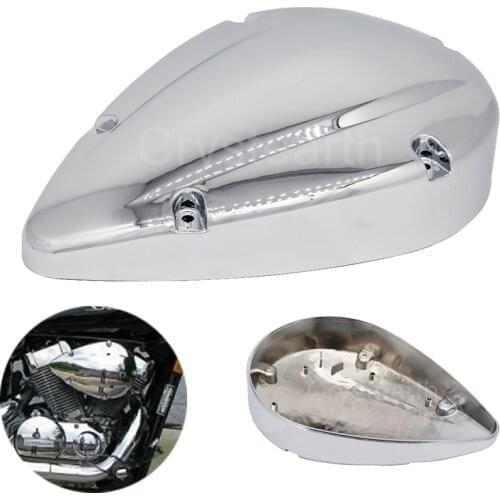 Chrome Motorcycle ABS Plastic Air Cleaner Filter Cover Cap For 2004-2012 Honda Shadow Aero 750 VT750C VT 750C 05 06 07 08 09 10
