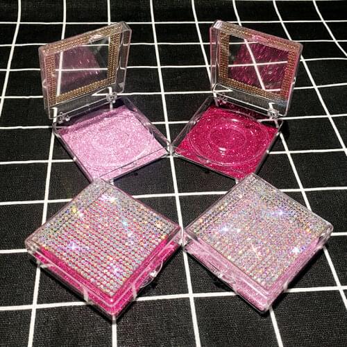 NEW 10PCS 3D False Eyelashes Packaging Empty Lash Case Glitter Eyelash Box without Eyelashes