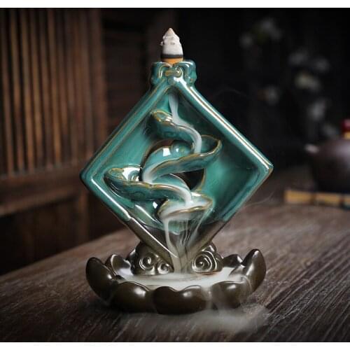 Back to the source incense burner Lotus base aromatherapy burners home decorations reflux incense burner ornaments