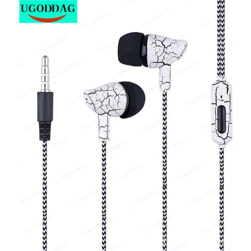 Fashion Earphone Wired Microphone Hands Free Sport Earbuds Portable Gaming Headset Bass Stereo Earphones for iPhone MP3 LG PC