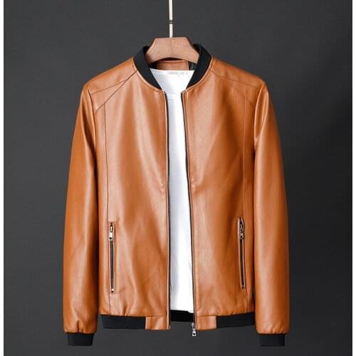 Men Faux Leather Jacket Motorcycle 7XL 8XL Mens Jackets Black Jaqueta De Couro Masculina Outwear Male PU Leather Coats Mens