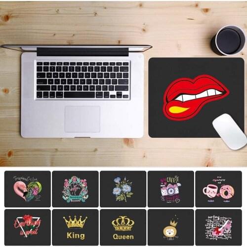 New Pattern PU Leather Computer Mouse Pad Simple Color Pattern Anti-slip Durable Waterproof Mouse-pad Game Mouse Mat