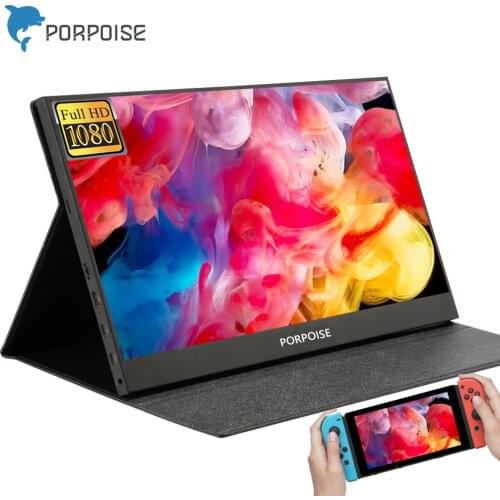Portable Monitor 15.6 17.3 inch display interface HDMI Type-C for Laptop XBox Switch Mobile Phone PS3 PS4 monitor