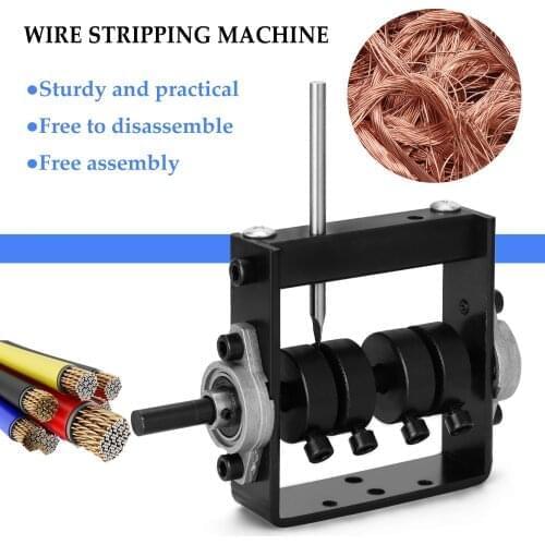 Manual Wire Stripping Machine Scrap Cable Peeling Machines Stripper for 1~30mm Utility Hand Tool Can Connect Electric Drill
