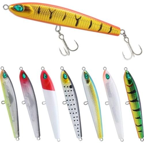 With 8# Carrying Hook Swimbait 3D High Simulation Eyes Fishing Lure 8 Colors 8cm/9g Artificial Sinking Pencil Plastic Hard Bait
