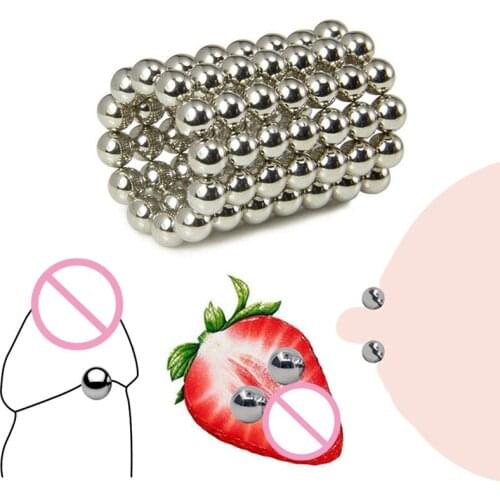 Sex Shop Ultra Powerful Magnetic Orbs Nipple Clamps Orbs Vagina Clitoris BDSM Bondage Adult Games Sex Toys For Women Couples