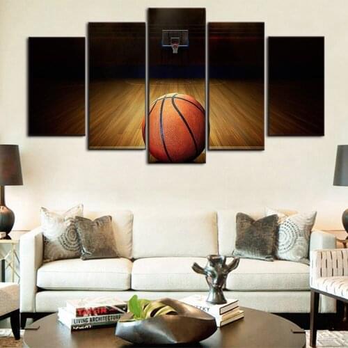 Sport Basketball Course Painting Canvas Wall Art Bedroom kids Room Decoration For Gym Decor Modular Painting Home Decor