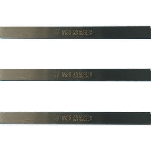 8*8/10/12/14/16*200 8x8/10/12/14/16x200mm HRC66-69 Black M35 HSS-CO Rectangle Bar CNC Fly Milling Cutter Lathe Turning Tool Bit