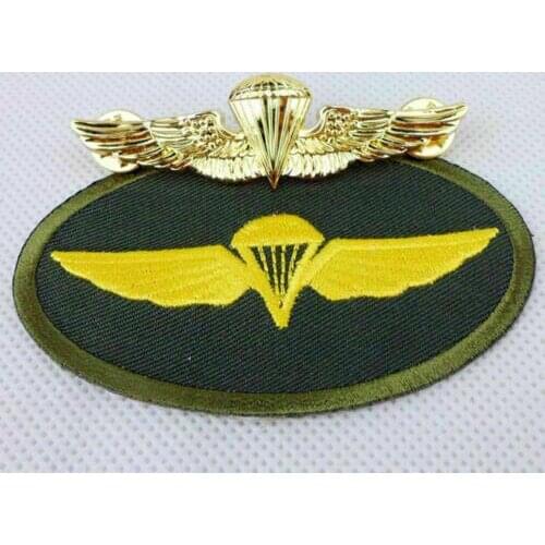 Military U.S. Navy Marine Corps Parachutist Insignia Uniform Badge Pin & Patch armyshop2008