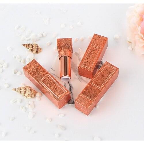 High-grade Rose Gold Empty Lipstick Lip Gloss Tubes Cosmetic Packaging Sample Refillable Bottles Lipstick Container 20pcs/lot