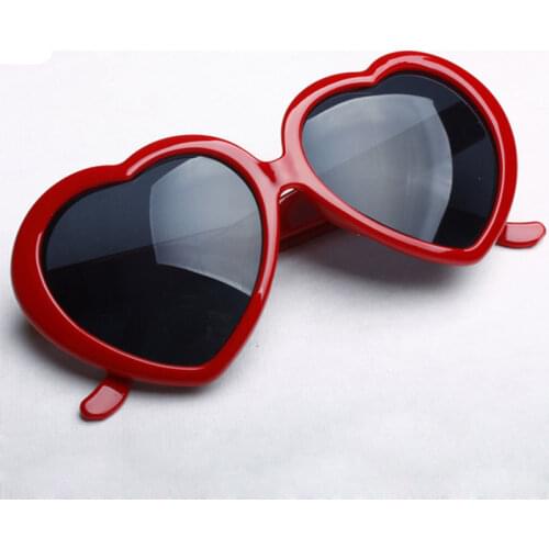 Zonnebril dames NEW Lovely Sunglasses Anti-UV400 hip-hop Women Fashion sunglasses heart shaped glasses oculos gafas de sol F14