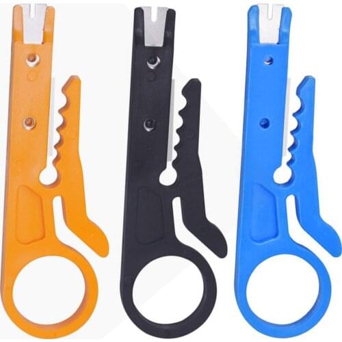 1/2/4pcs Portable Wire Stripper Knife Crimper Pliers Crimping Tool Cut Line Pocket Multitool Electrician Tools Wire Stripper