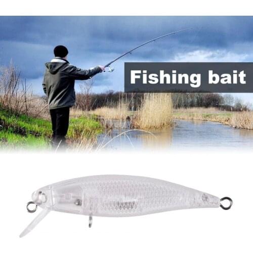 3.3g 6.5cm Transparent Artificial Fishing Lure Vivid Attractive Plastic Portable Rig Hook Hard Bait Swimbait for Angling