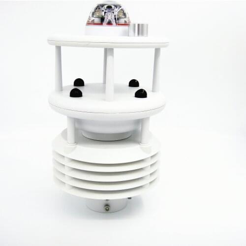 7 IN 1 wind speed direction air temperature humidity pressure rainfall total radiation compact wind energy weather station