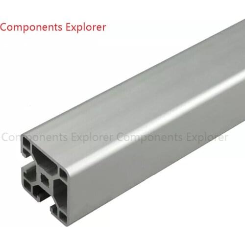 Arbitrary Cutting 1000mm 4040 Two Edges Aluminum Extrusion Profile,Silvery Color