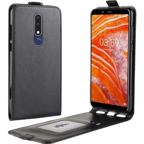 For Nokia 3.1 Plus Case Cover Flip Leather Case For Nokia 3.1 Plus High Quality Vertical Wallet Leather Case For Nokia 3.1 Plus