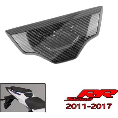 For BMW S1000RR S1000 RR S 1000RR 2011 2012 2013 2014 2015 2016 2017 Motorcycle Carbon Fiber Rear Cushion Seat Plate Cover