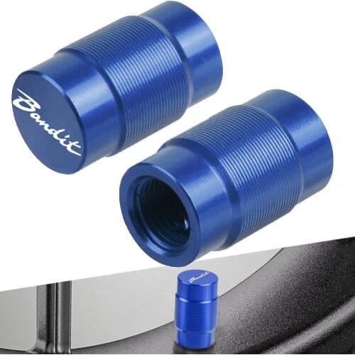 For SUZUKI GSF 250 600 600S 650 650S 650N 1200 1250 Bandit 650S One Pair Motorcycle Accessories Aluminum Wheel Tire Valve caps