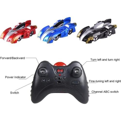 Electric remote control car rechargeable wall climbing car climbing stunt car suction the best gift for boy