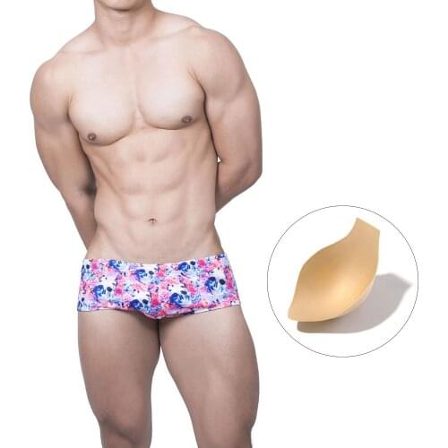 Hot Sexy Mens Swimsuit Push-Up Swimwear Male Sexy Brand Swimming Trunks Shorts Men Surf Board Beach Surfing Swim Boy beach wear