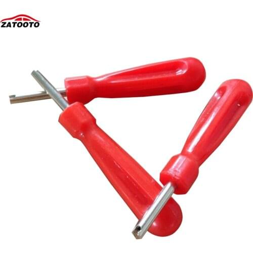 50 pieces/lot ) Wholesale Bike Car Motorcycle Screwdriver Valve Stem Core Remover Tire Repair Install Tool Car Accessories