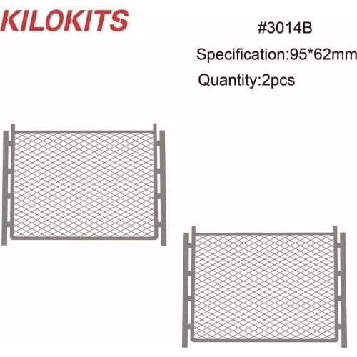 2 Sheets 1/35 Chain Link Fencing Kit Etching Military WWII Wargaming Diorama Railroad Layout Farming Scenics