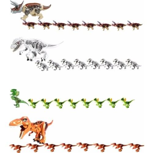 YG77001/YG77028/LELE 79151 Tyrannosaurus Building Blocks triceratop Dinosaur T-rex Bricks children gift wholesale 45pcs/lot
