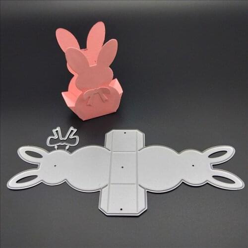 Rabbit Hand bag cutting Dies For Card Making And ScrapbookingDIY Photo Album Decor Paper Card Making Birthday Gift Craft