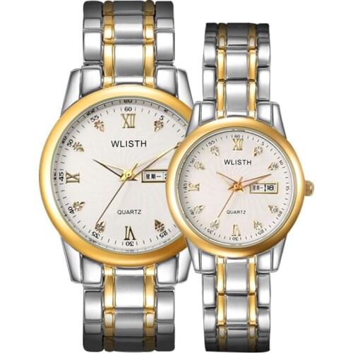 New Quartz Watch - Business Travel for Men Women Stainless Steel Belt Wrist watch Trendy Sport Watch for Men Chronograph Date