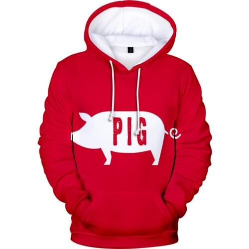 Frdun Tommy Lucky Pig Cartoon 3D print Hoodies Sweatshirt 2019 Men Women Festive Hoody Casual Hip Hop Couple streetwear XXS 4XL