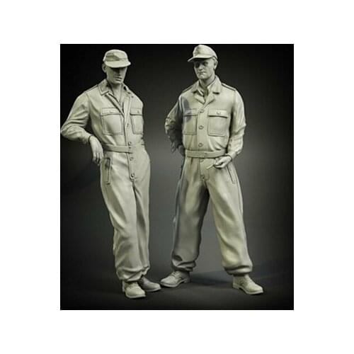 New Unassembled 1/35 ancient Officers stand and talk include 2 Resin Figure Unpainted Model Kit