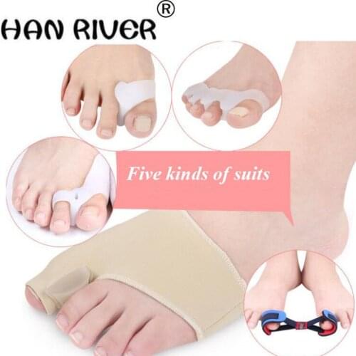 HANRIVER 5 piece in thumb orthotics suit toe separator set correct MATS each toe
