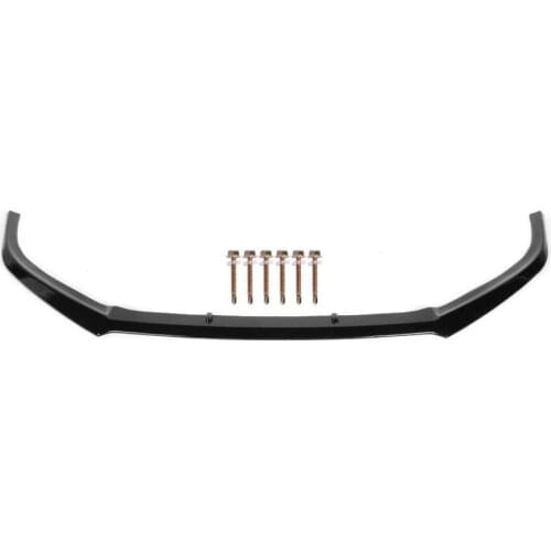 Front Bumper Lip Spoiler Splitter Car Modified Part Fit for 6 R R20 2009 2010 2011 2012 2013 Glossy Black