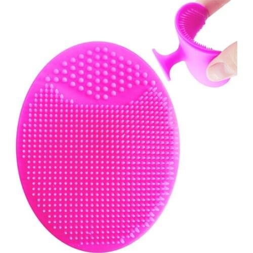 Manual face cleansing brush face Washing brush silicone material is very soft Brush to clean the skin SU214S