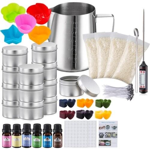DIY Candle Making Kit Candle Tools Craft Candle Wick Candle Making Tool Suitable for Beginner Candle Making Beeswax Set