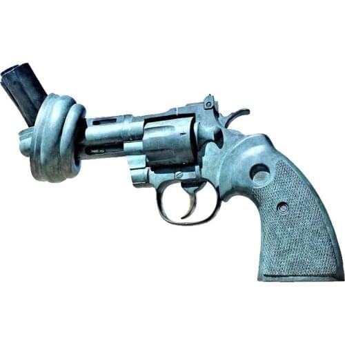 13cm x 8.3cm For Gun Funny Car Stickers DIY Decal Waterproof Custom Printing Graffiti Sunscreen Occlusion Scratch