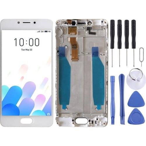 LCD Screen and Digitizer Full Assembly with Frame for Meizu Meilan A5 / M5c