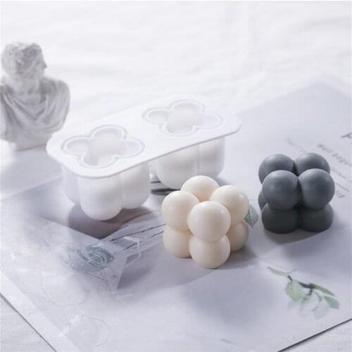 1pcs Magic Ball Candle Silicone Mould Mousse Cake Mold New Aromatherapy Candle DIY Material Wax Mould Soap Mold Cake Decorating