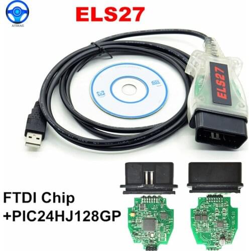 2021Newest V2.3.8 ELS27 FORScan Green PCB PIC24HJ128GP+FTDI Mircochip Multi-Language Works ELM327&J2534 Pss-Thru For Mazda