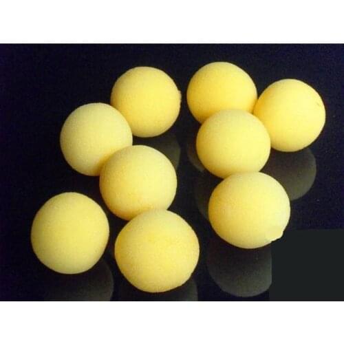 30 Pcs/Lot 4.5cm Super Soft Sponge Balls(Yellow) - Magic Tricks,Magic Accessories,Close-Up,Satge Magic Props