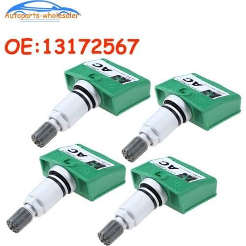 4 PCS Car Accessories For Saab Saturn Opel Astra H Vectra C Zafira B 2003-2007 433MHZ TPMS Tire Pressure Sensor Monitor 13172567