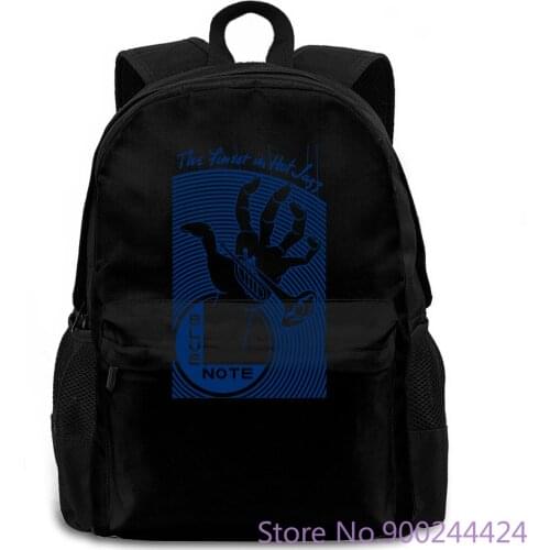 BLUE NOTE The Finest In Hot Jazz - Screenprinted Tribute Print Mens Print women men backpack laptop travel school adult