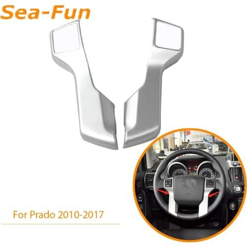 For Toyota Land Cruiser Prado 150 2010 2011 2012 2013 2014 2015 2016 2017 J150 LC150 Steering Wheel Decorative Sequins Cover