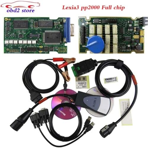 2021 New Lexia 3 PP2000 Lexia3 Full Chip 921815C OBDII Car Diagnostic Tools Lexia-3 Diagbox 7.83 OBD2 Auto Diagnostic Scanner